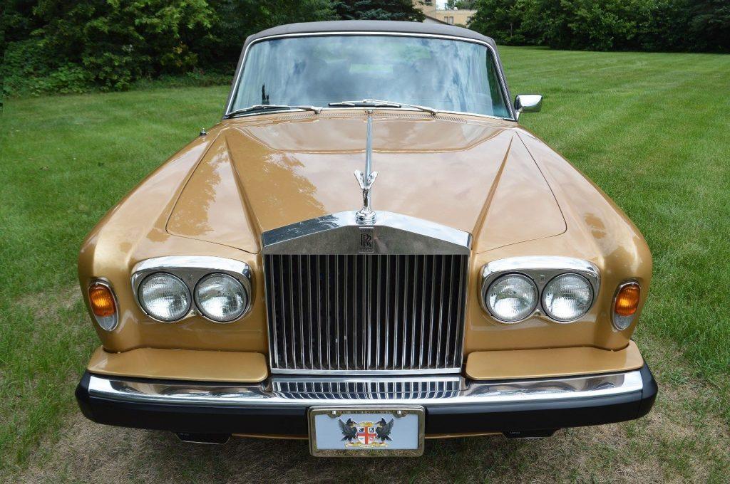 Honey Gold 1979 Rolls Royce Silver Shadow Wraith II
