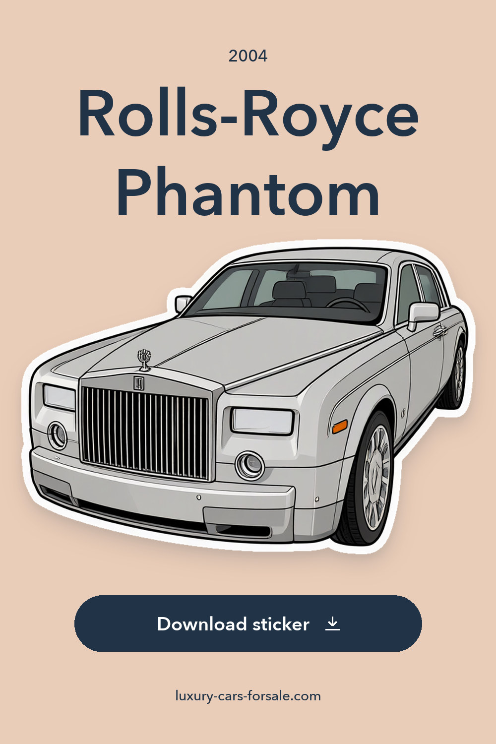 2004 Rolls-Royce Phantom sticker preview