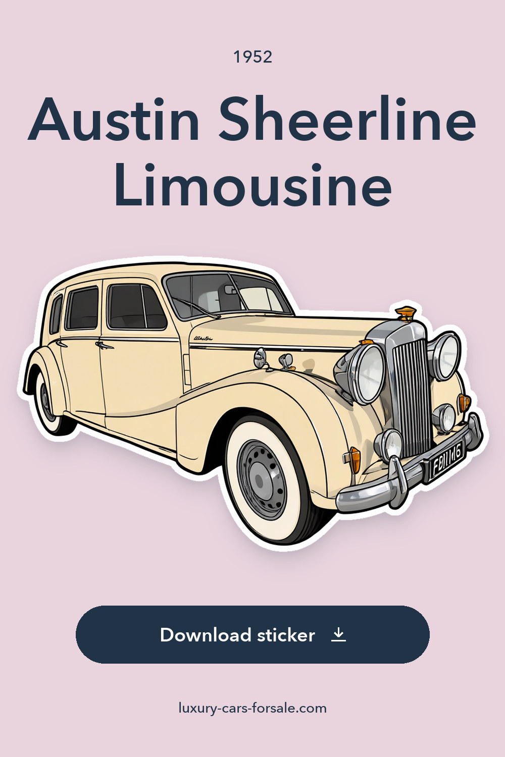 1952 Austin Sheerline Limousine sticker preview