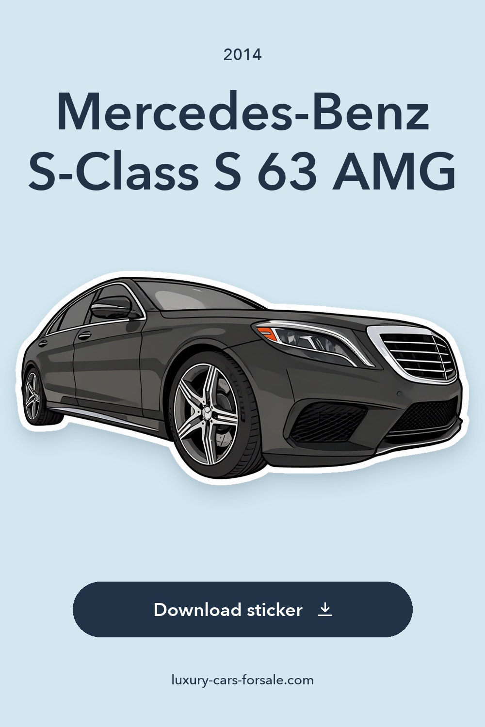 2014 Mercedes-Benz S-Class S 63 AMG sticker preview