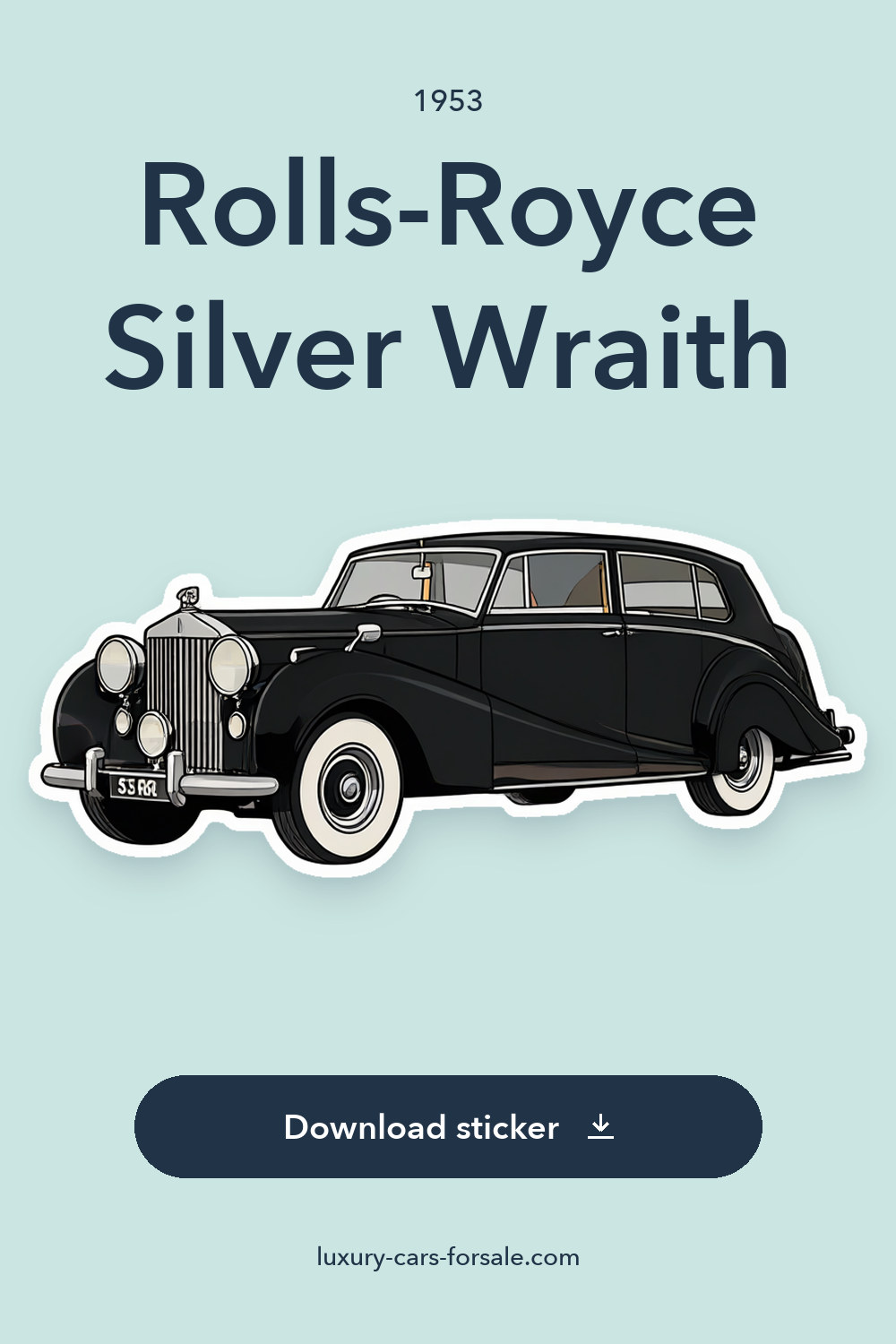 1953 Rolls-Royce Silver Wraith sticker preview