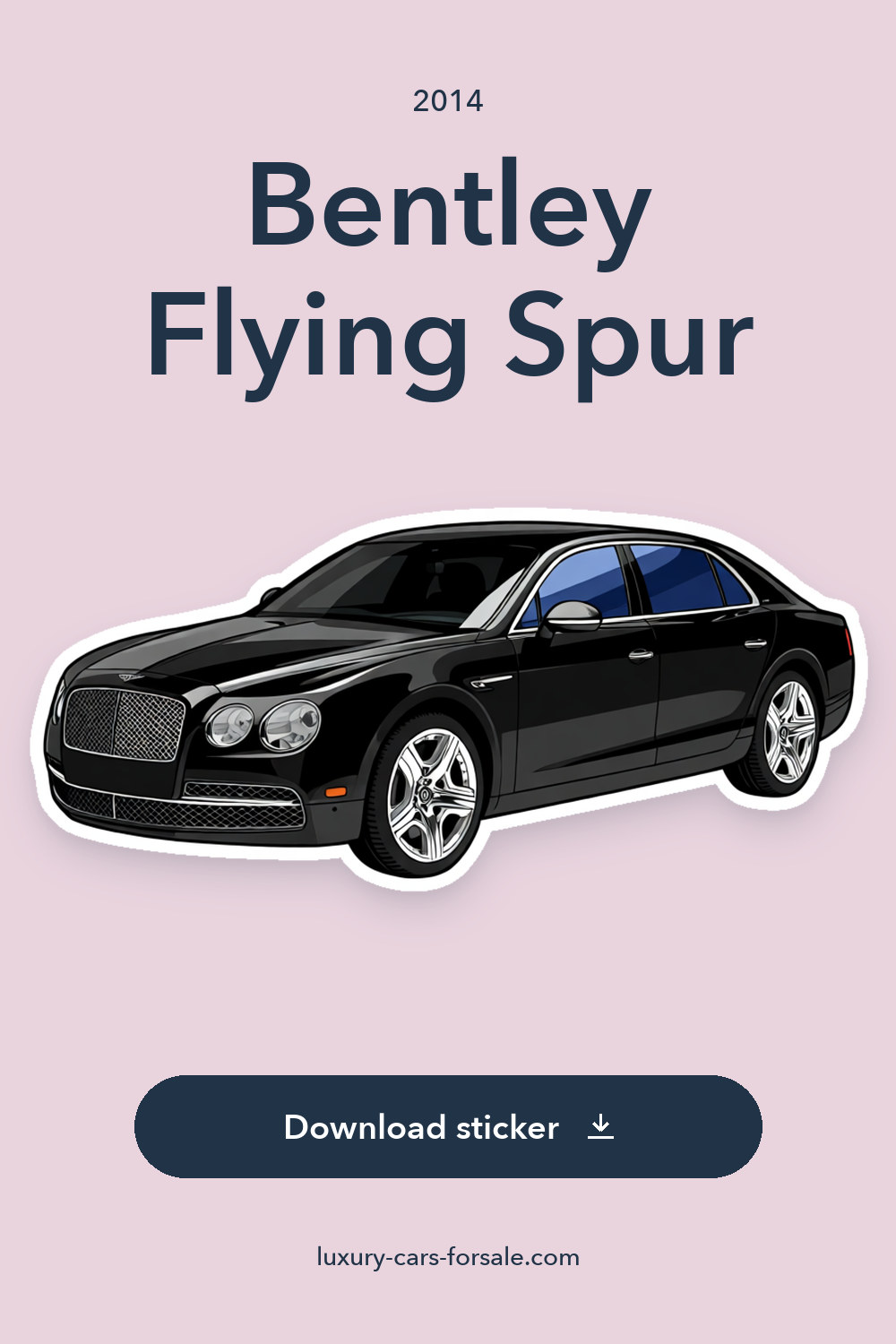 2014 Bentley Flying Spur sticker preview
