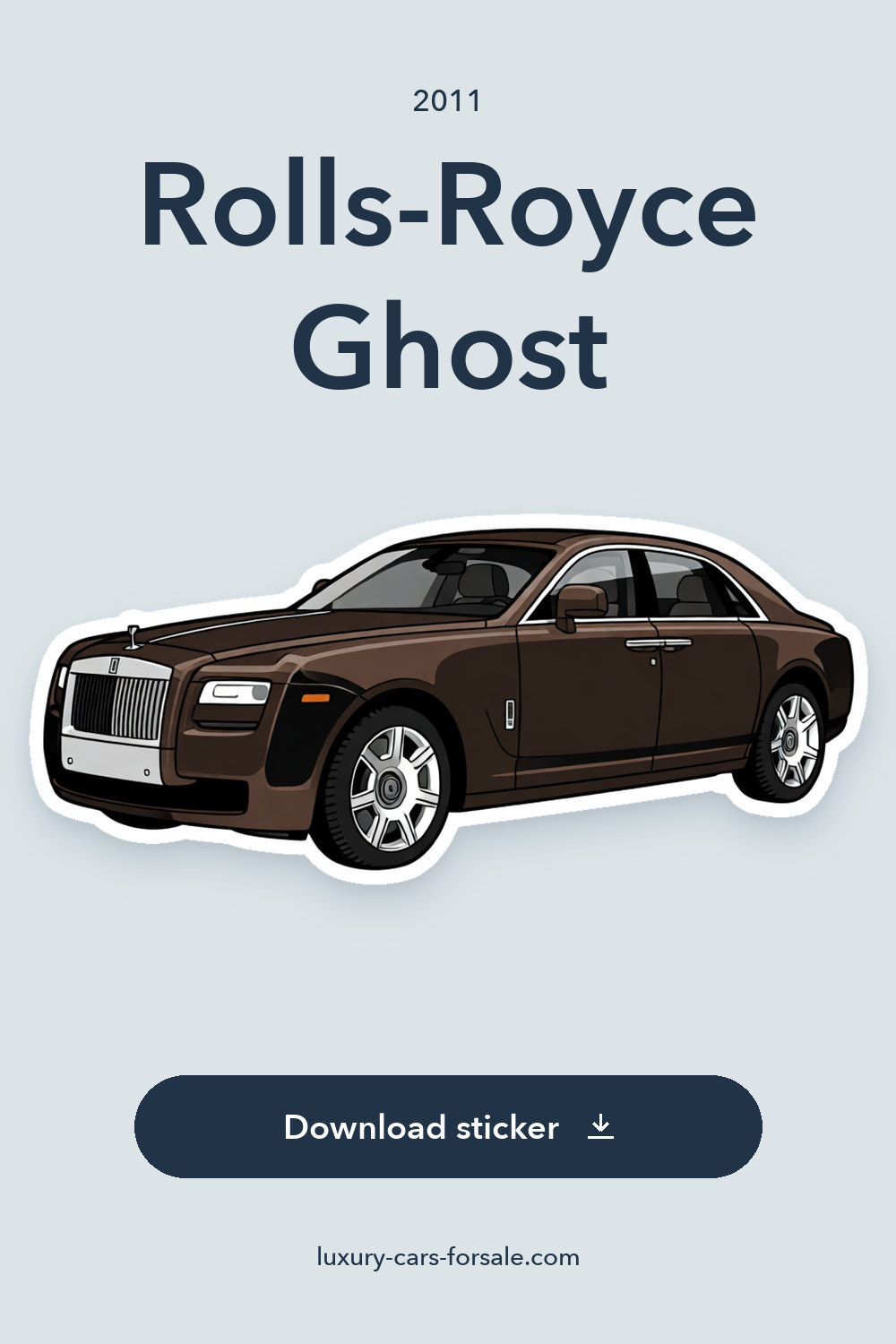 2011 Rolls-Royce Ghost sticker preview